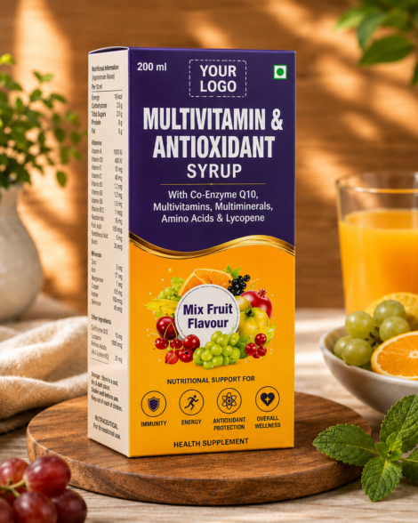 200ml Co-Enzyme Q10 Multivitamin Multimineral Amino Acids With Lycopene Syrup